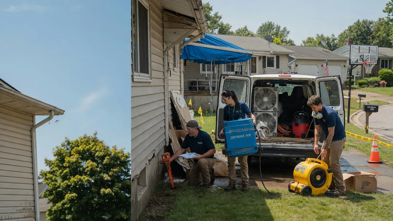 Ceiling Leak Cleanup in Huntington, WV near me